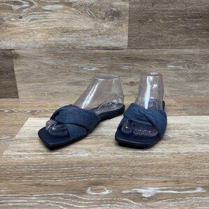 Calvin Klein Marita Denim Blue  Slide Sandal Women's Size 7